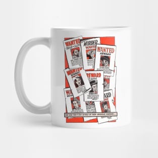 Wanted Posters Buffalo Bill Western Cowboy Retro Comic Mug